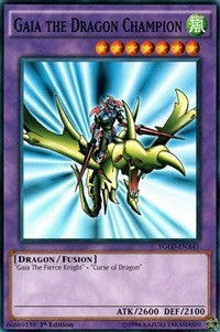 Gaia the Dragon Champion (A) [YGLD-ENA41] Common | Shuffle n Cut Hobbies & Games