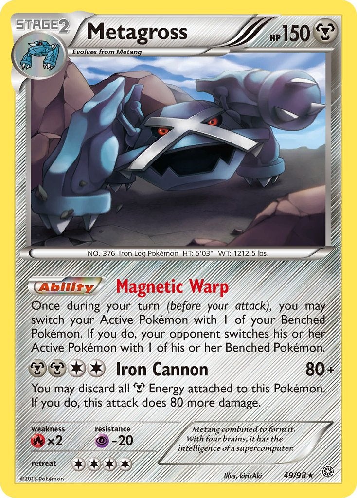 Metagross (49/98) (Theme Deck Exclusive) [XY: Ancient Origins] | Shuffle n Cut Hobbies & Games