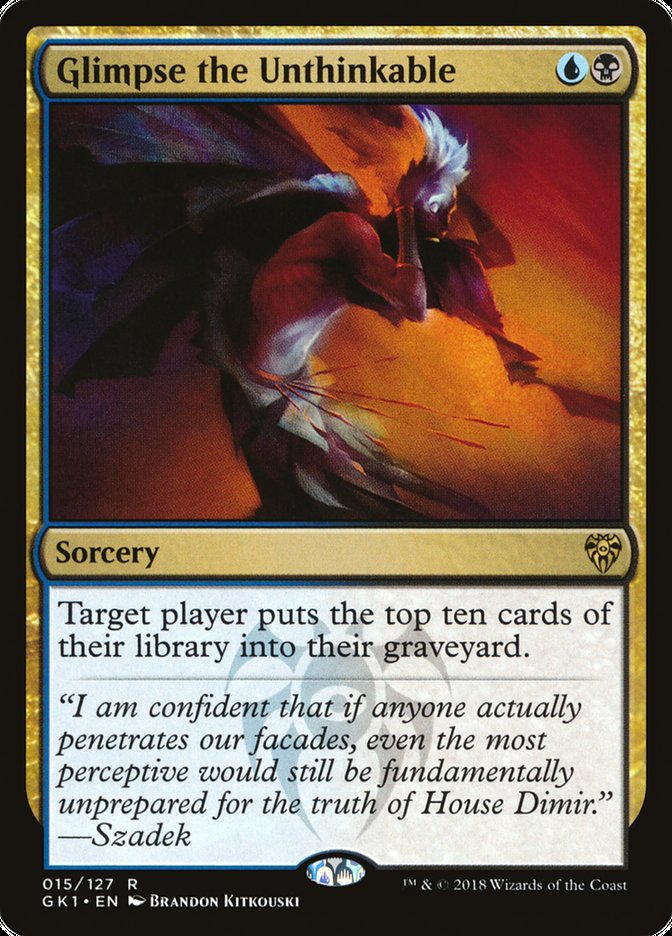 Glimpse the Unthinkable [Guilds of Ravnica Guild Kit] | Shuffle n Cut Hobbies & Games