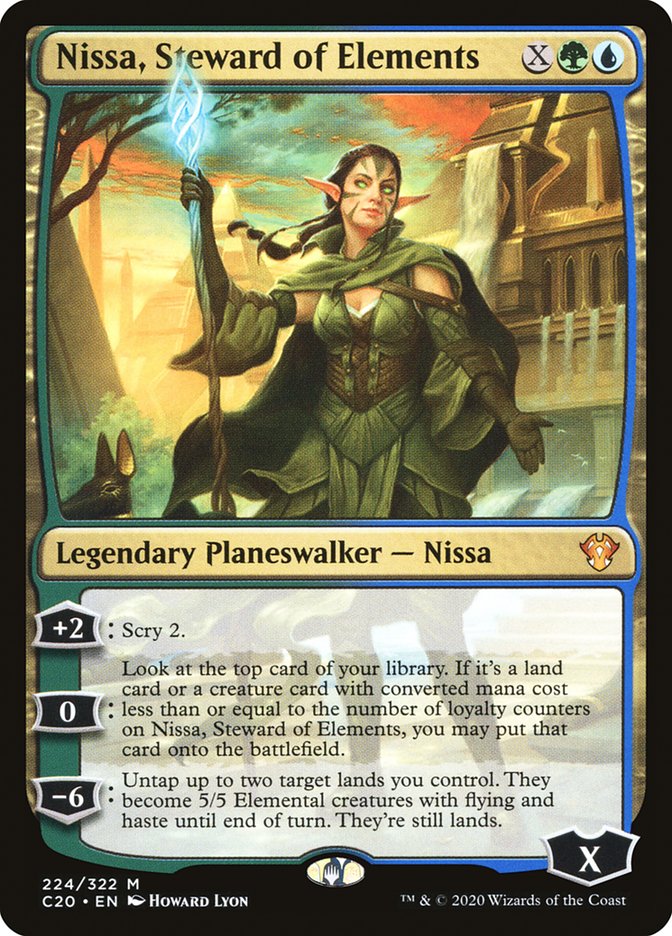 Nissa, Steward of Elements [Commander 2020] | Shuffle n Cut Hobbies & Games
