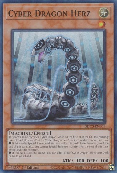 Cyber Dragon Herz [SDCS-EN009] Super Rare | Shuffle n Cut Hobbies & Games