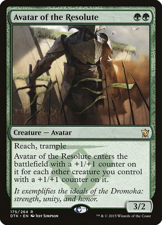 Avatar of the Resolute [Dragons of Tarkir] | Shuffle n Cut Hobbies & Games