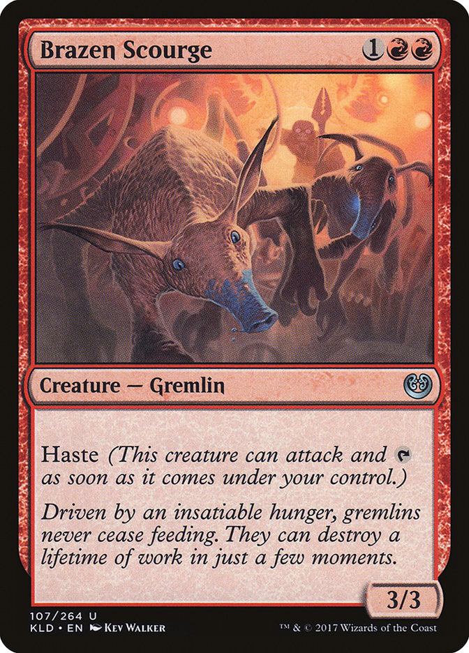 Brazen Scourge (Intro Pack) [Kaladesh Promos] | Shuffle n Cut Hobbies & Games