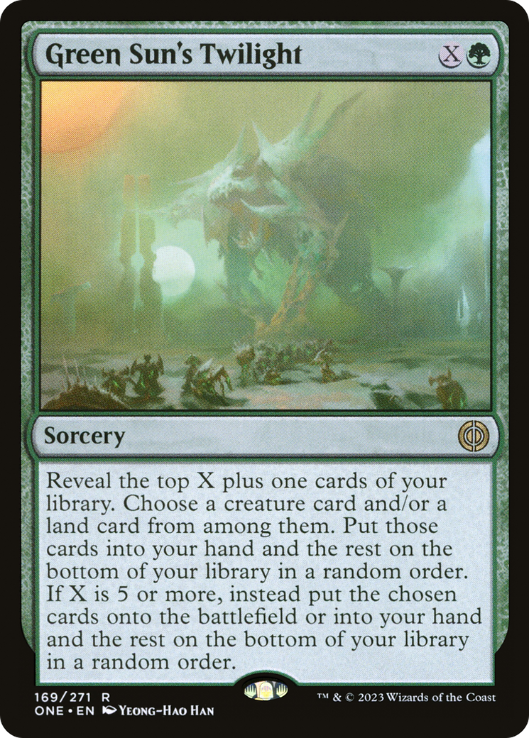 Green Sun's Twilight [Phyrexia: All Will Be One] | Shuffle n Cut Hobbies & Games