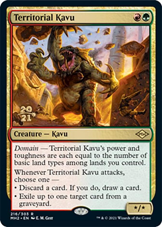 Territorial Kavu [Modern Horizons 2 Prerelease Promos] | Shuffle n Cut Hobbies & Games