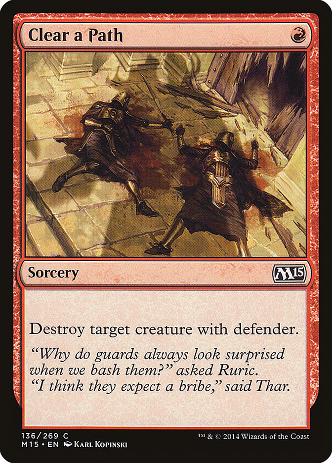 Clear a Path [Magic 2015] | Shuffle n Cut Hobbies & Games