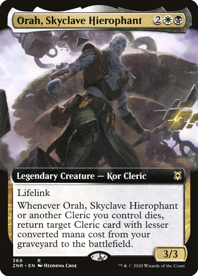 Orah, Skyclave Hierophant (Extended Art) [Zendikar Rising] | Shuffle n Cut Hobbies & Games