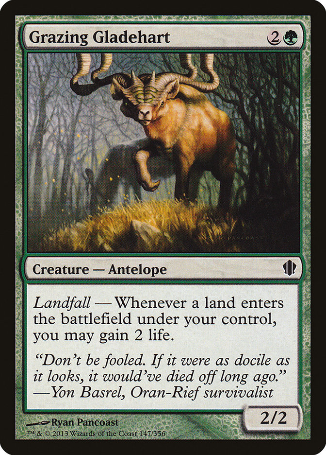 Grazing Gladehart [Commander 2013] | Shuffle n Cut Hobbies & Games