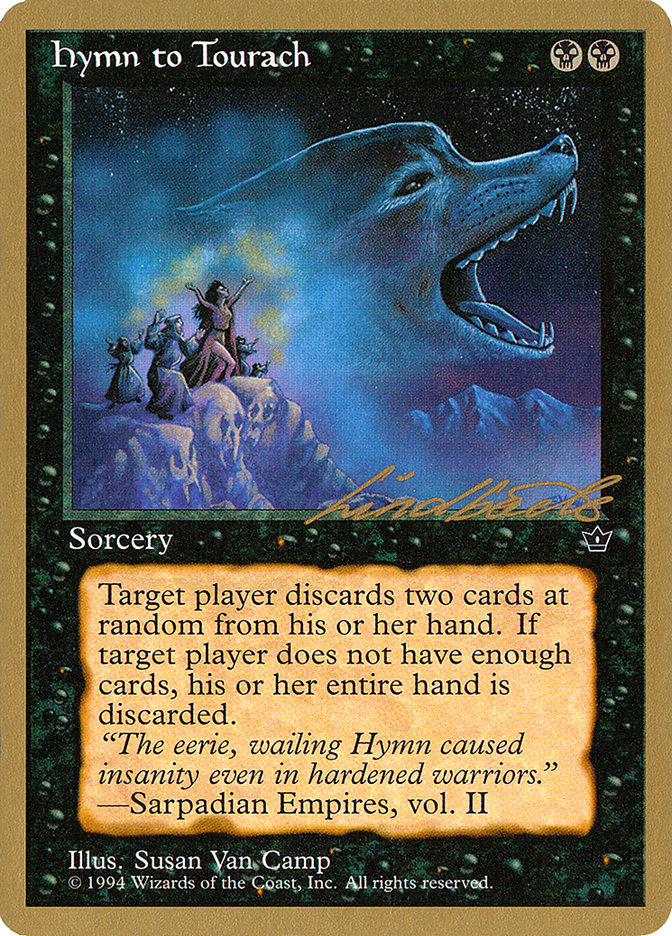 Hymn to Tourach (Wolf) (Leon Lindback) [Pro Tour Collector Set] | Shuffle n Cut Hobbies & Games