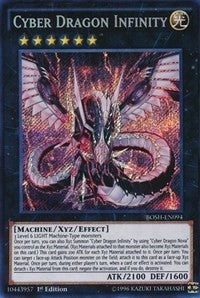 Cyber Dragon Infinity [BOSH-EN094] Secret Rare | Shuffle n Cut Hobbies & Games