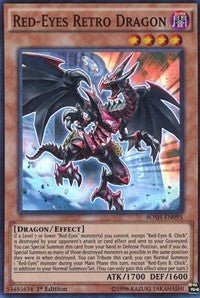 Red-Eyes Retro Dragon [BOSH-EN095] Super Rare | Shuffle n Cut Hobbies & Games