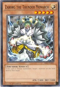 Zaborg the Thunder Monarch [SR01-EN005] Common | Shuffle n Cut Hobbies & Games