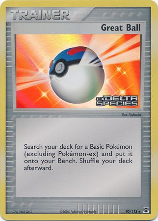 Great Ball (90/113) (Stamped) [EX: Delta Species] | Shuffle n Cut Hobbies & Games