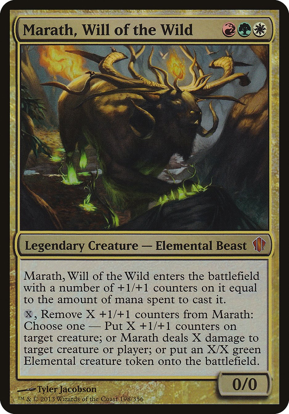 Marath, Will of the Wild (Oversized) [Commander 2013 Oversized] | Shuffle n Cut Hobbies & Games