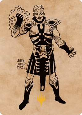 Jon Irenicus, Shattered One Art Card (67) (Gold-Stamped) [Commander Legends: Battle for Baldur's Gate Art Series] | Shuffle n Cut Hobbies & Games
