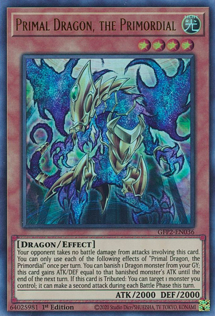 Primal Dragon, the Primordial [GFP2-EN036] Ultra Rare | Shuffle n Cut Hobbies & Games