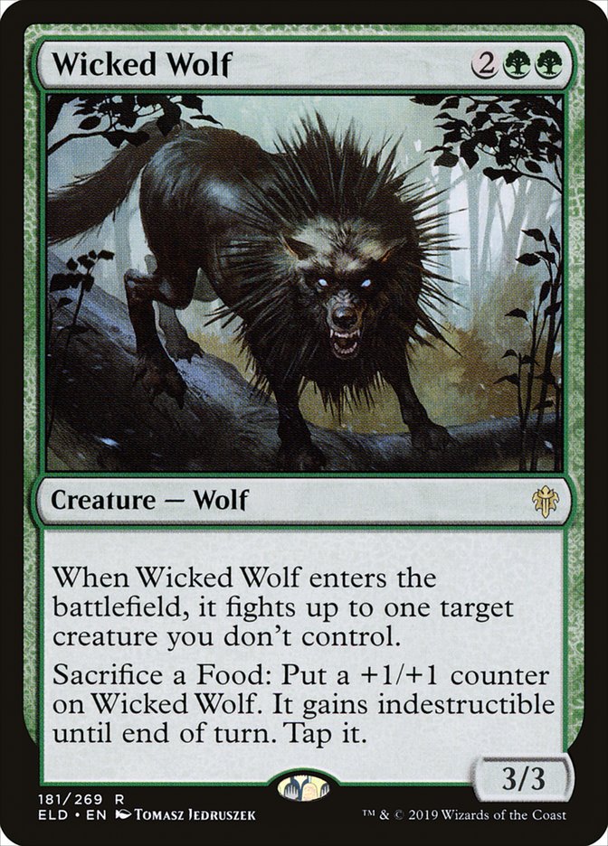 Wicked Wolf [Throne of Eldraine] | Shuffle n Cut Hobbies & Games
