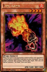 Fire Hand [PGL3-EN022] Gold Secret Rare | Shuffle n Cut Hobbies & Games