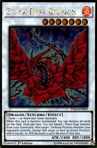 Black Rose Dragon [PGL3-EN059] Gold Rare | Shuffle n Cut Hobbies & Games