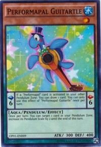 Performapal Guitartle [OP01-EN009] Super Rare | Shuffle n Cut Hobbies & Games