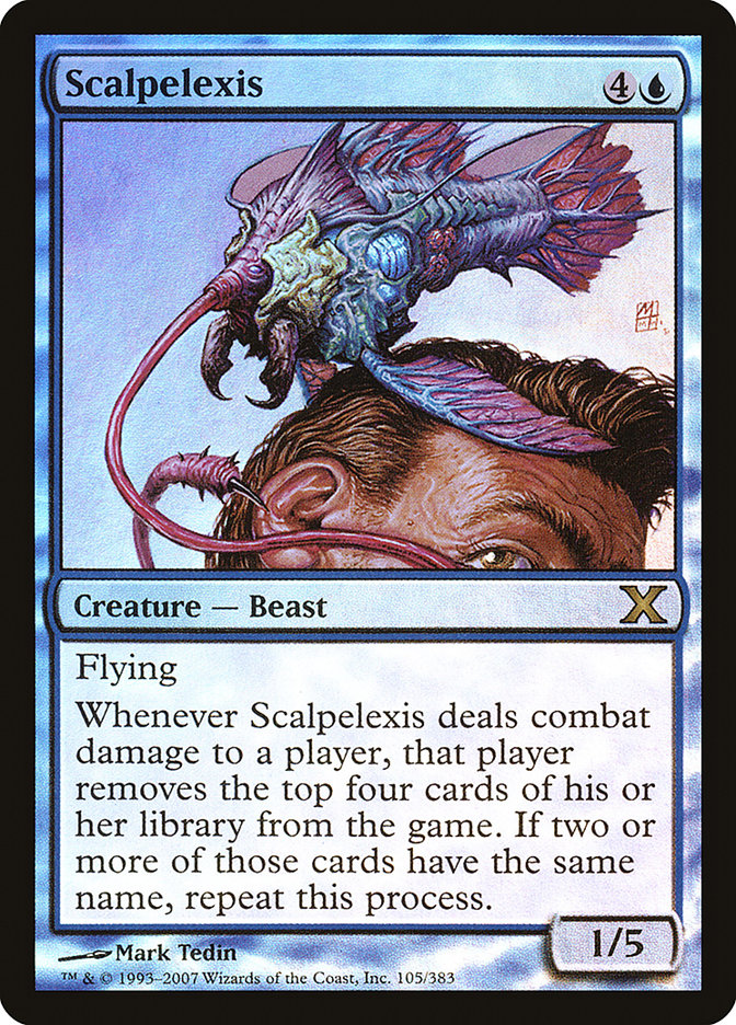 Scalpelexis (Premium Foil) [Tenth Edition] | Shuffle n Cut Hobbies & Games