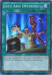 Left Arm Offering [MIL1-EN015] Super Rare | Shuffle n Cut Hobbies & Games