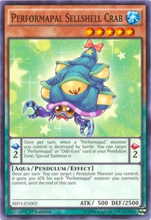 Performapal Sellshell Crab [SHVI-EN002] Common | Shuffle n Cut Hobbies & Games