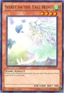 Spirit of the Fall Wind [SHVI-EN039] Rare | Shuffle n Cut Hobbies & Games