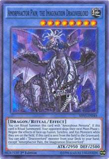 Amorphactor Pain, the Imagination Dracoverlord [SHVI-EN044] Super Rare | Shuffle n Cut Hobbies & Games