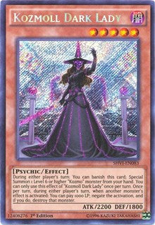 Kozmoll Dark Lady [SHVI-EN083] Secret Rare | Shuffle n Cut Hobbies & Games