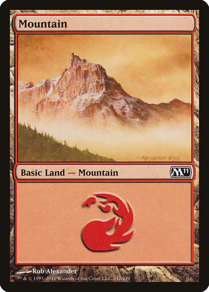 Mountain (242) [Magic 2011] | Shuffle n Cut Hobbies & Games