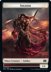 Faerie Rogue // Soldier Double-Sided Token [Double Masters 2022 Tokens] | Shuffle n Cut Hobbies & Games