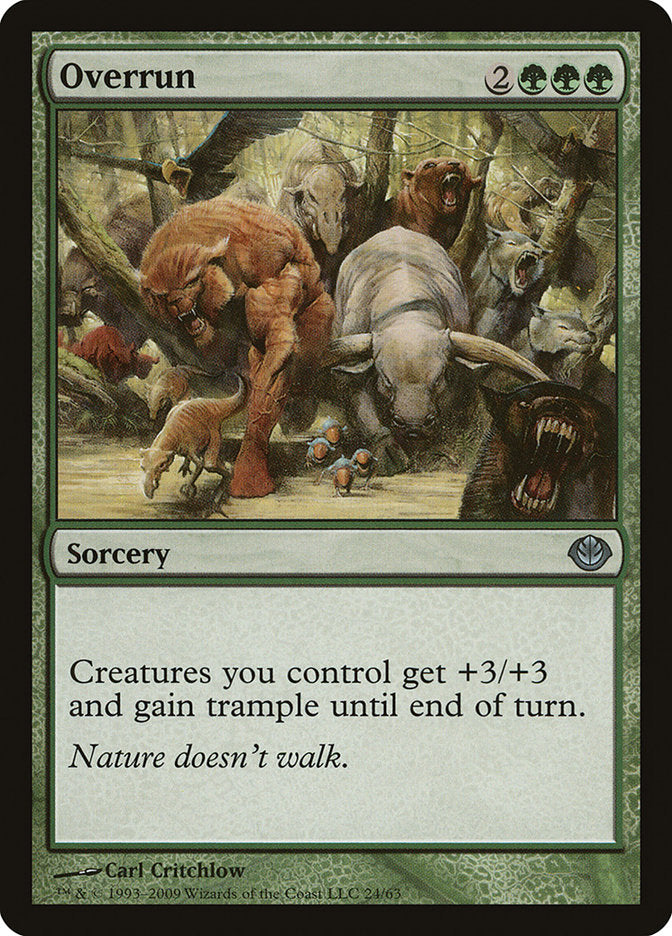 Overrun [Duel Decks: Garruk vs. Liliana] | Shuffle n Cut Hobbies & Games