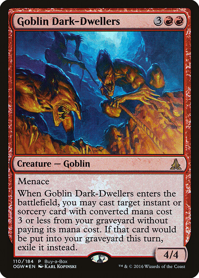 Goblin Dark-Dwellers (Buy-A-Box) [Oath of the Gatewatch Promos] | Shuffle n Cut Hobbies & Games