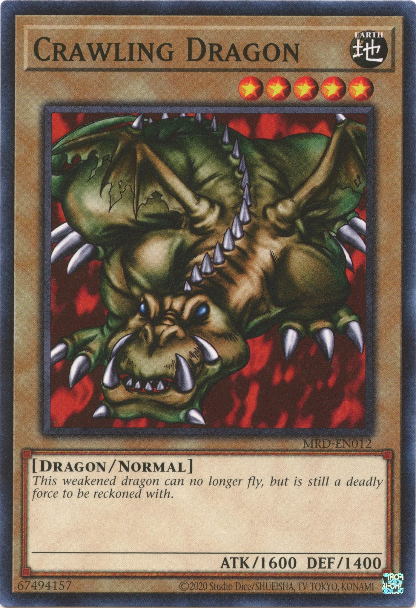 Crawling Dragon (25th Anniversary) [MRD-EN012] Common | Shuffle n Cut Hobbies & Games
