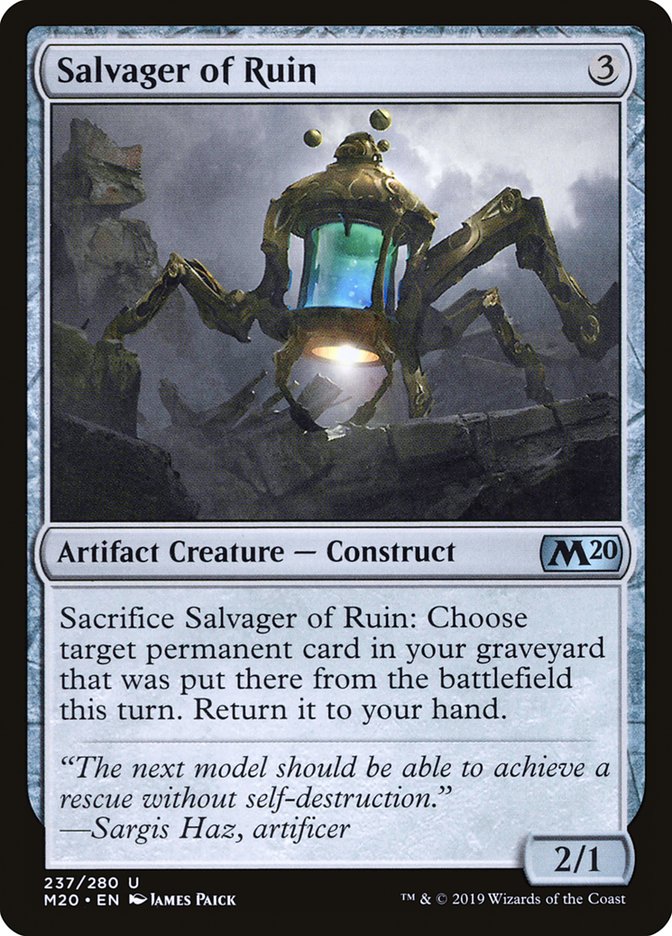 Salvager of Ruin [Core Set 2020] | Shuffle n Cut Hobbies & Games