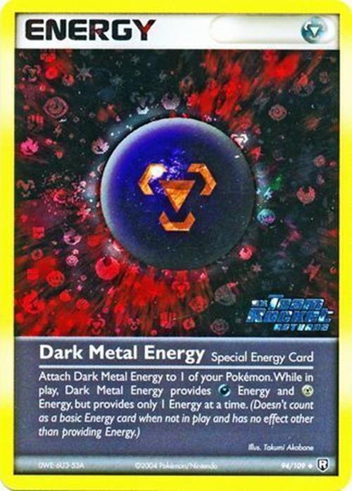 Dark Metal Energy (94/109) (Stamped) [EX: Team Rocket Returns] | Shuffle n Cut Hobbies & Games