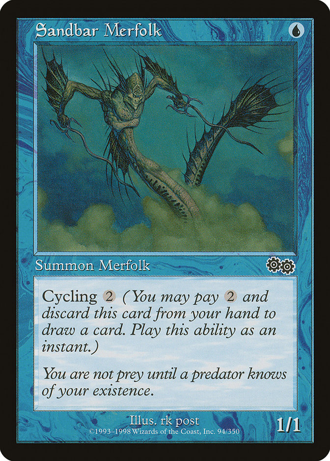 Sandbar Merfolk [Urza's Saga] | Shuffle n Cut Hobbies & Games