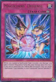 Magicians' Defense [MVP1-EN028] Ultra Rare | Shuffle n Cut Hobbies & Games