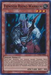 Fiendish Rhino Warrior [OP02-EN005] Super Rare | Shuffle n Cut Hobbies & Games