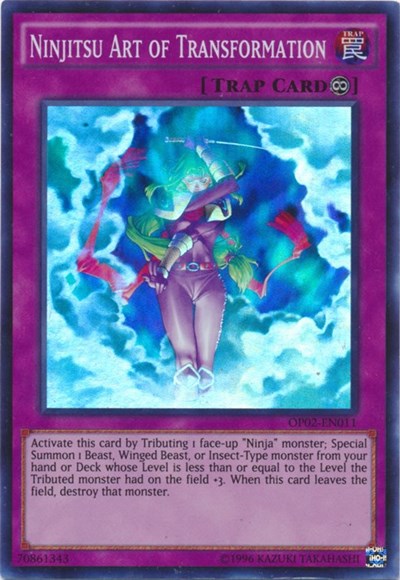 Ninjitsu Art of Transformation [OP02-EN011] Super Rare | Shuffle n Cut Hobbies & Games