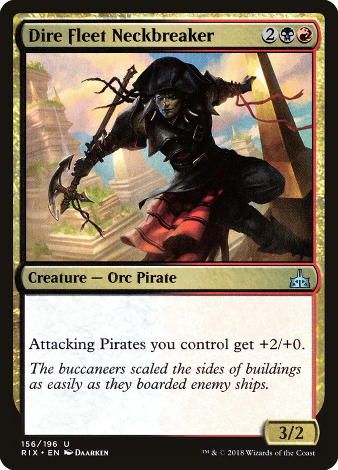 Dire Fleet Neckbreaker [Rivals of Ixalan] | Shuffle n Cut Hobbies & Games
