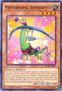 Performapal Bowhopper [MP16-EN003] Common | Shuffle n Cut Hobbies & Games