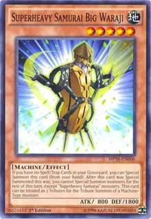 Superheavy Samurai Big Waraji [MP16-EN006] Common | Shuffle n Cut Hobbies & Games