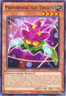 Performage Hat Tricker [MP16-EN061] Common | Shuffle n Cut Hobbies & Games