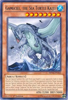 Gameciel, the Sea Turtle Kaiju [MP16-EN164] Rare | Shuffle n Cut Hobbies & Games