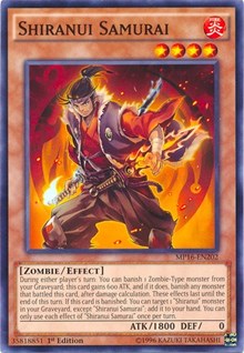 Shiranui Samurai [MP16-EN202] Common | Shuffle n Cut Hobbies & Games