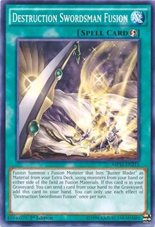 Destruction Swordsman Fusion [MP16-EN215] Common | Shuffle n Cut Hobbies & Games