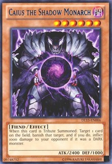 Caius the Shadow Monarch (Blue) [DL15-EN006] Rare | Shuffle n Cut Hobbies & Games