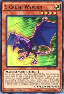 C-Crush Wyvern [SDKS-EN003] Super Rare | Shuffle n Cut Hobbies & Games